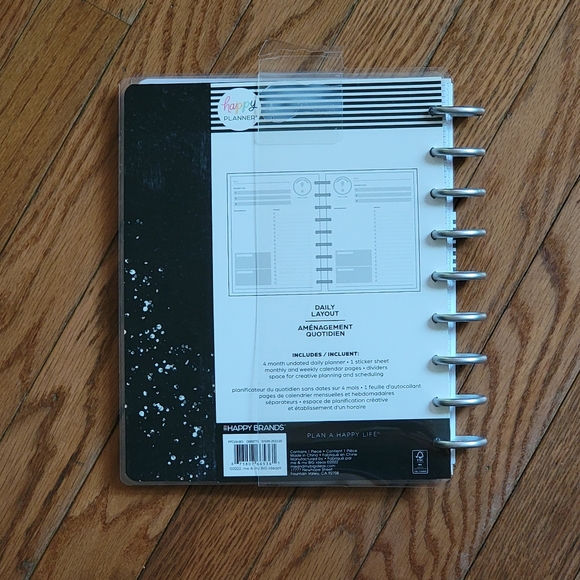 New Undated Funky Abstracts Happy Planner Classic Daily Layout 4 Months 2023 - Picture 2 of 16